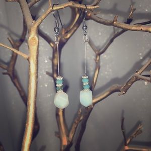 Semiprecious stone earrings